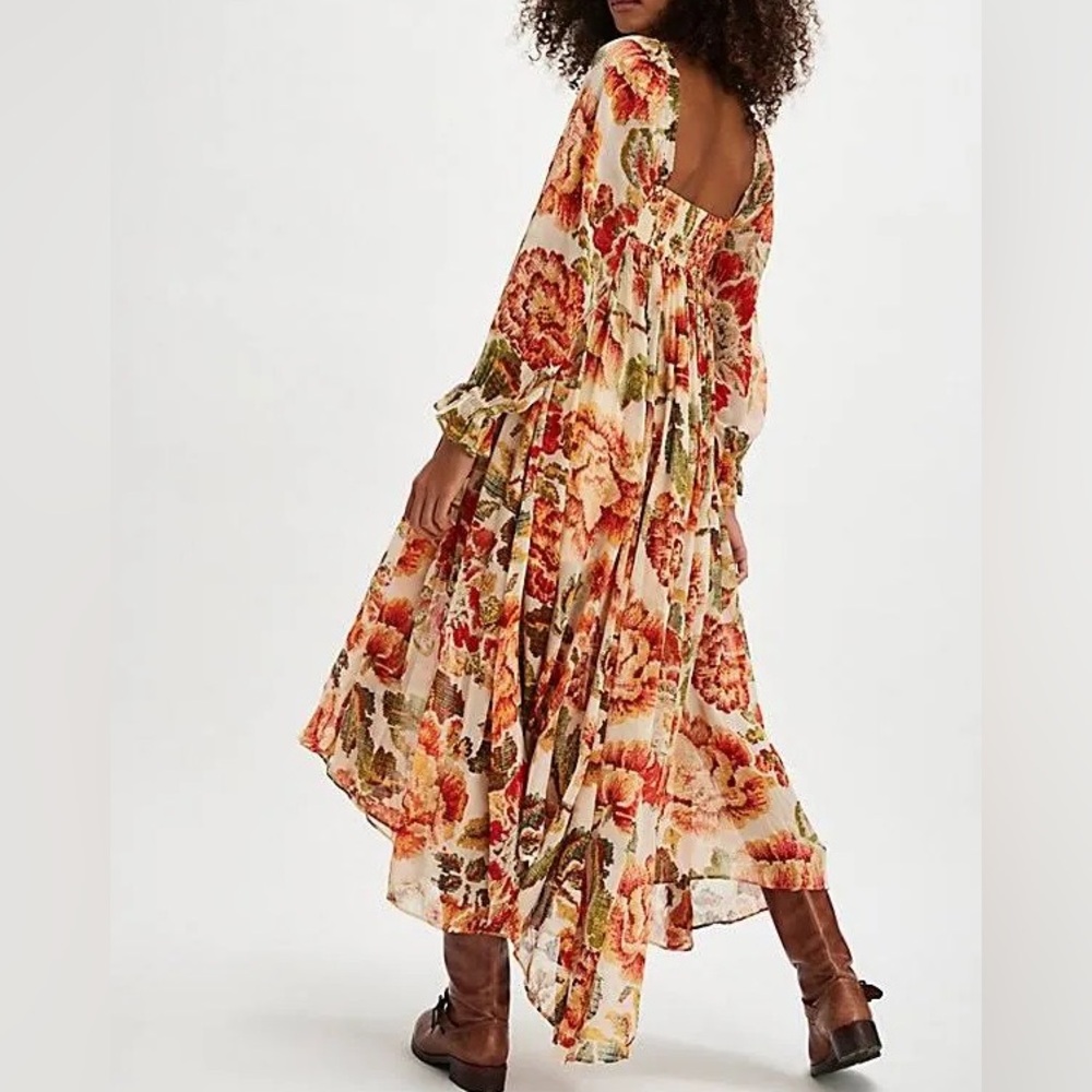 NWT Free People Timeless Tapestry Dress - Picture 3 of 10